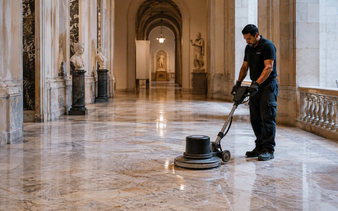 How Historic Buildings in London Protect and Maintain Stone Floors